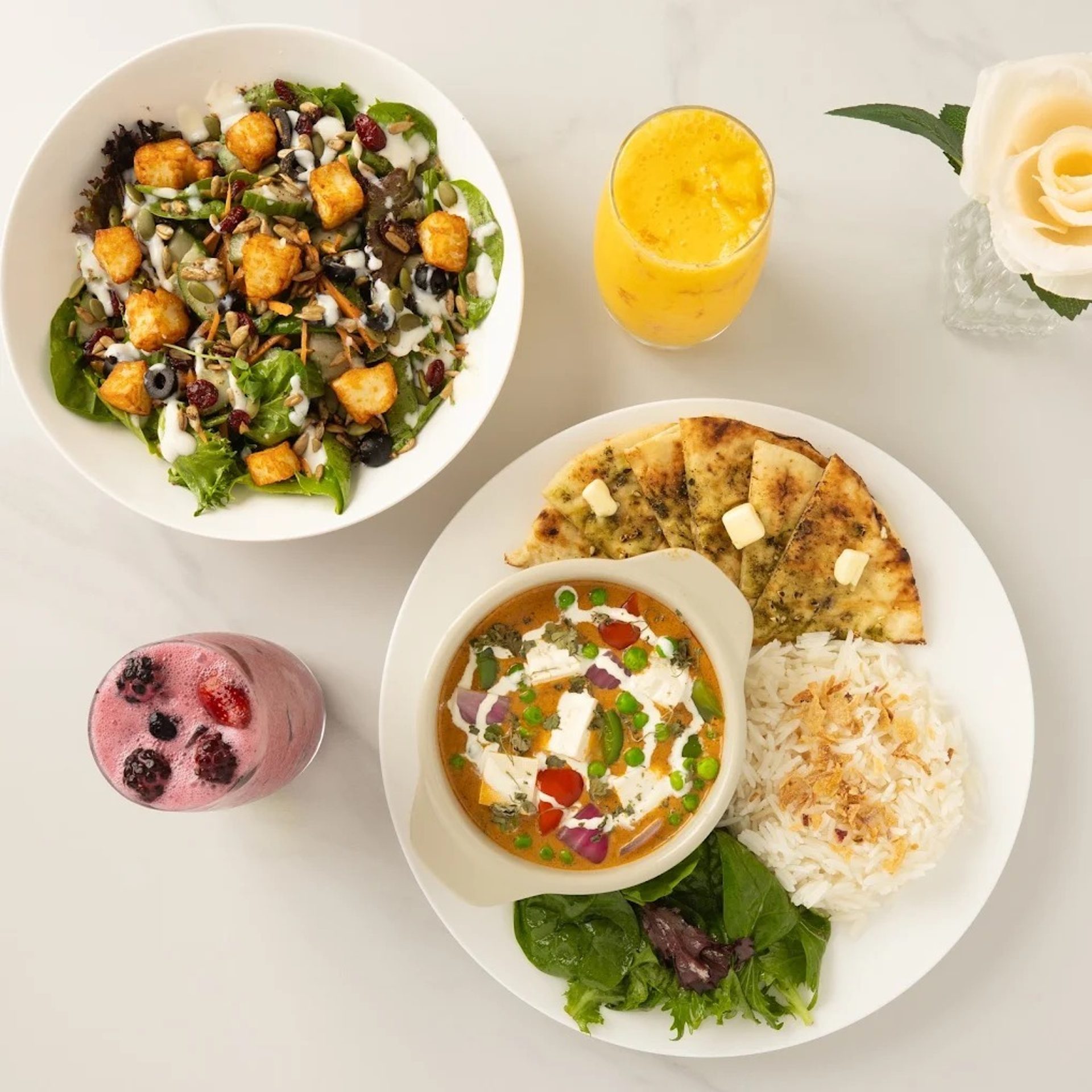 Vegetarian and vegan tables