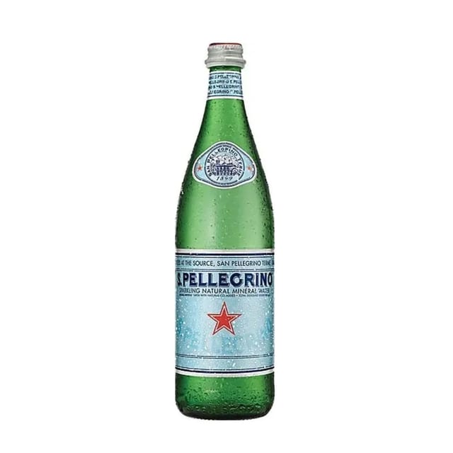San P Sparkling Water.